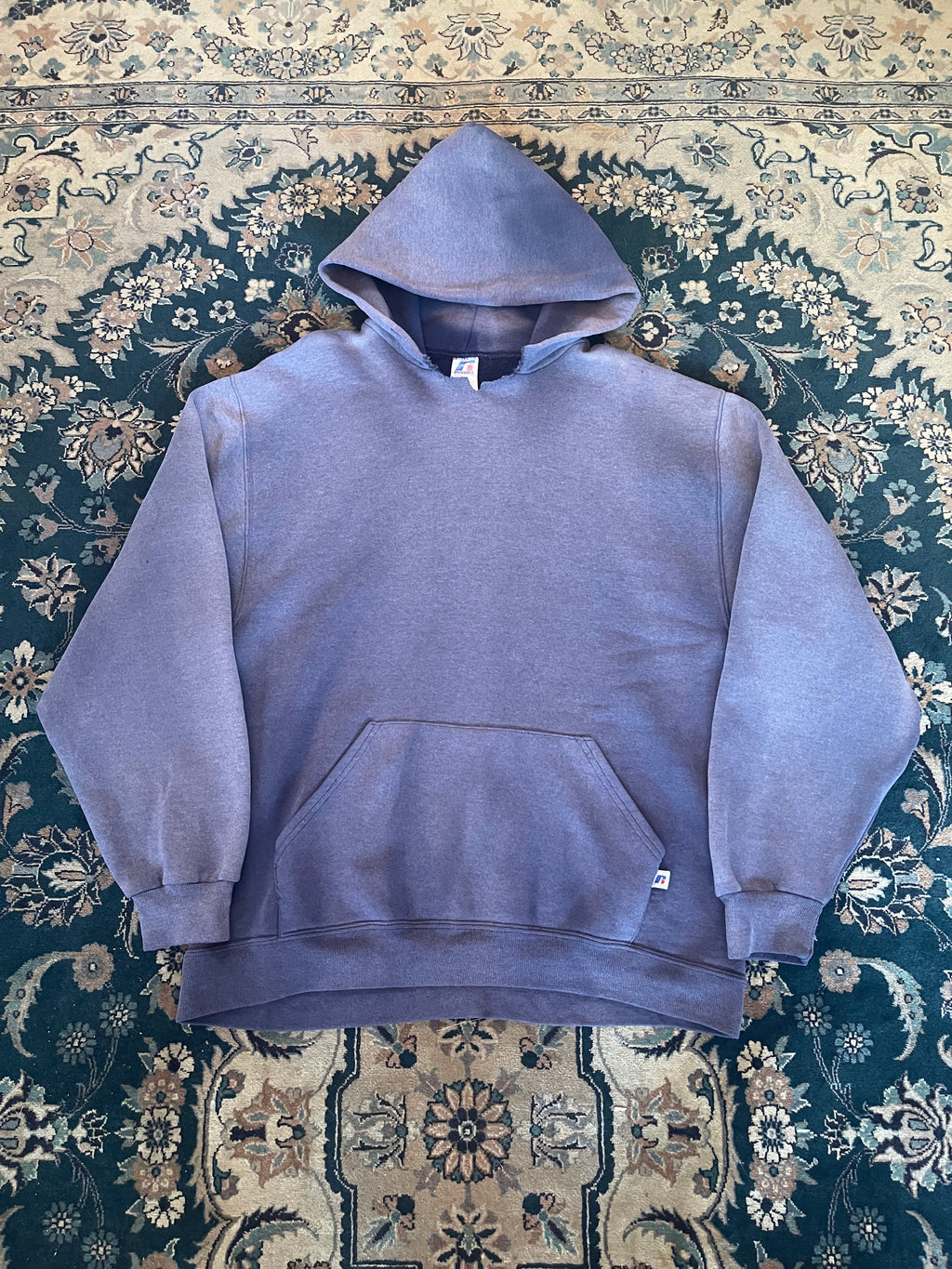 #2 "Yellow Font" Dark Blue Russell Athletic Hoodie