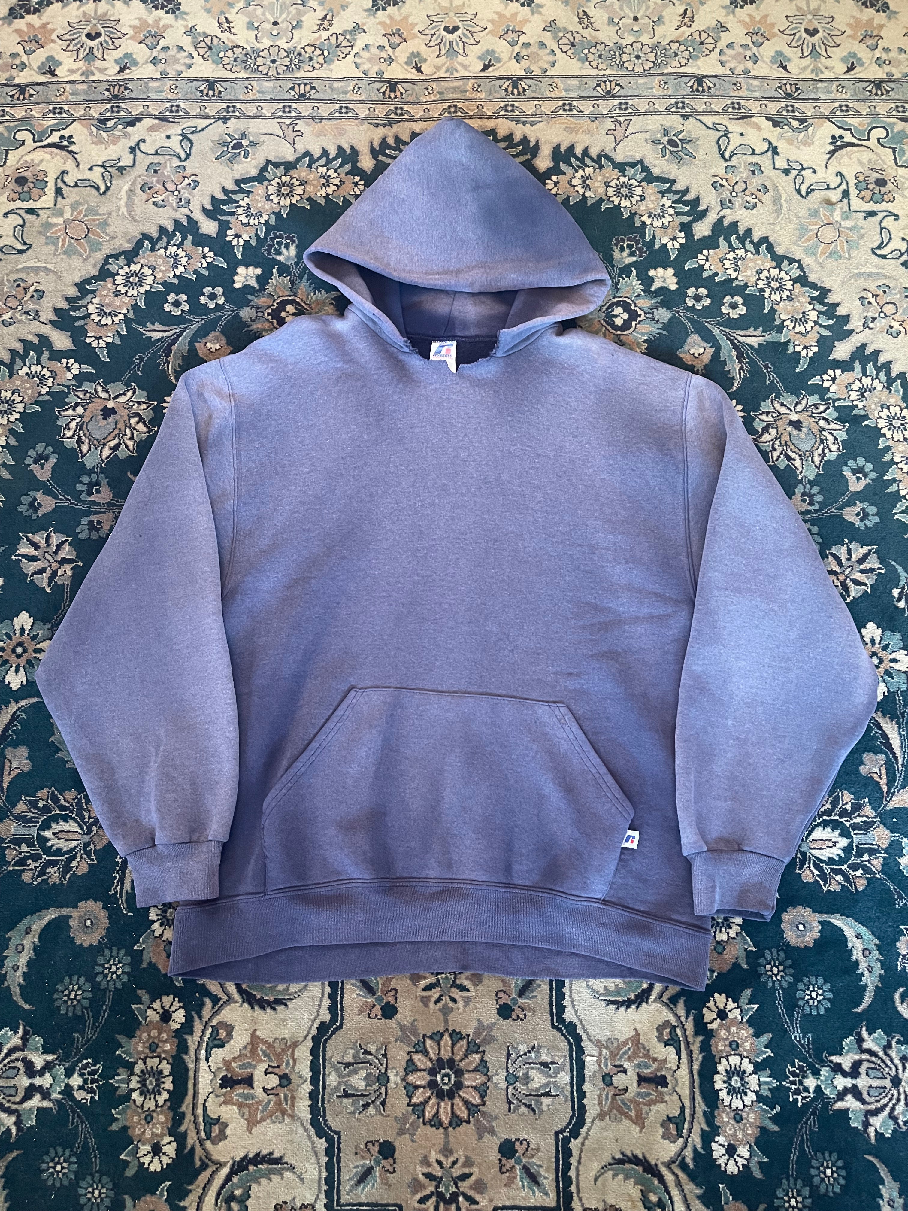 #2 "Yellow Font" Dark Blue Russell Athletic Hoodie