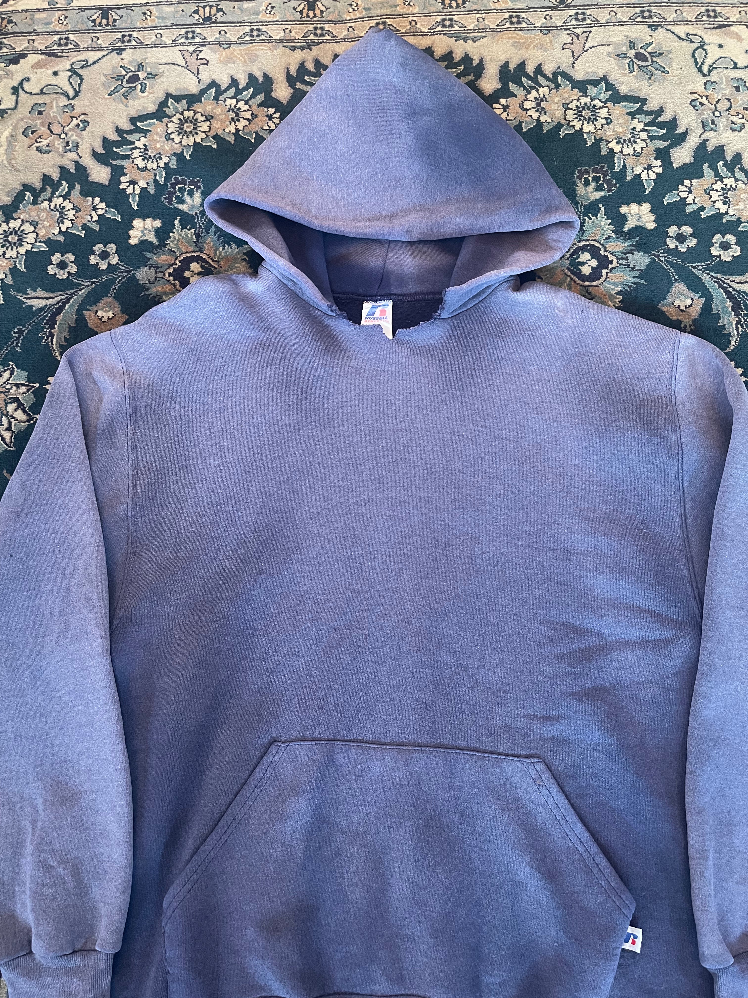 #2 "Yellow Font" Dark Blue Russell Athletic Hoodie