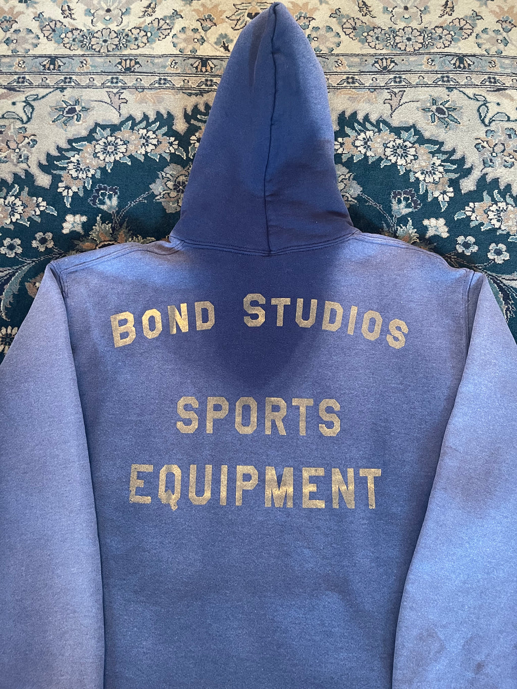 #2 "Yellow Font" Dark Blue Russell Athletic Hoodie