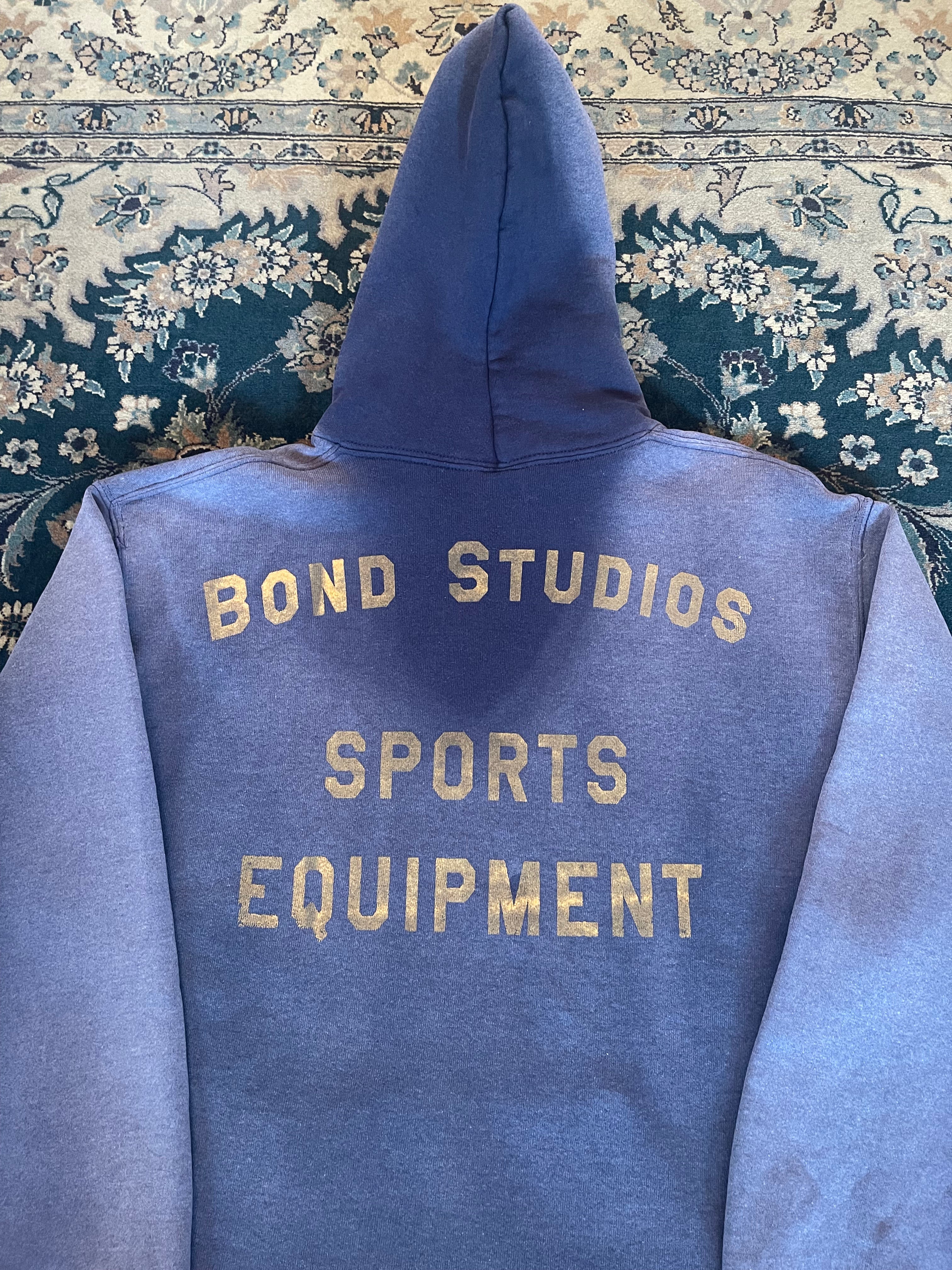 #2 "Yellow Font" Dark Blue Russell Athletic Hoodie