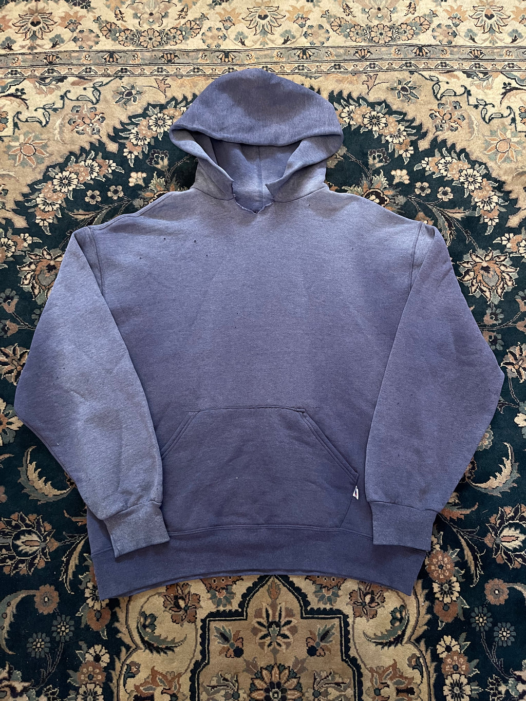 #1 "Yellow Font" Dark Blue Russell Athletic Hoodie