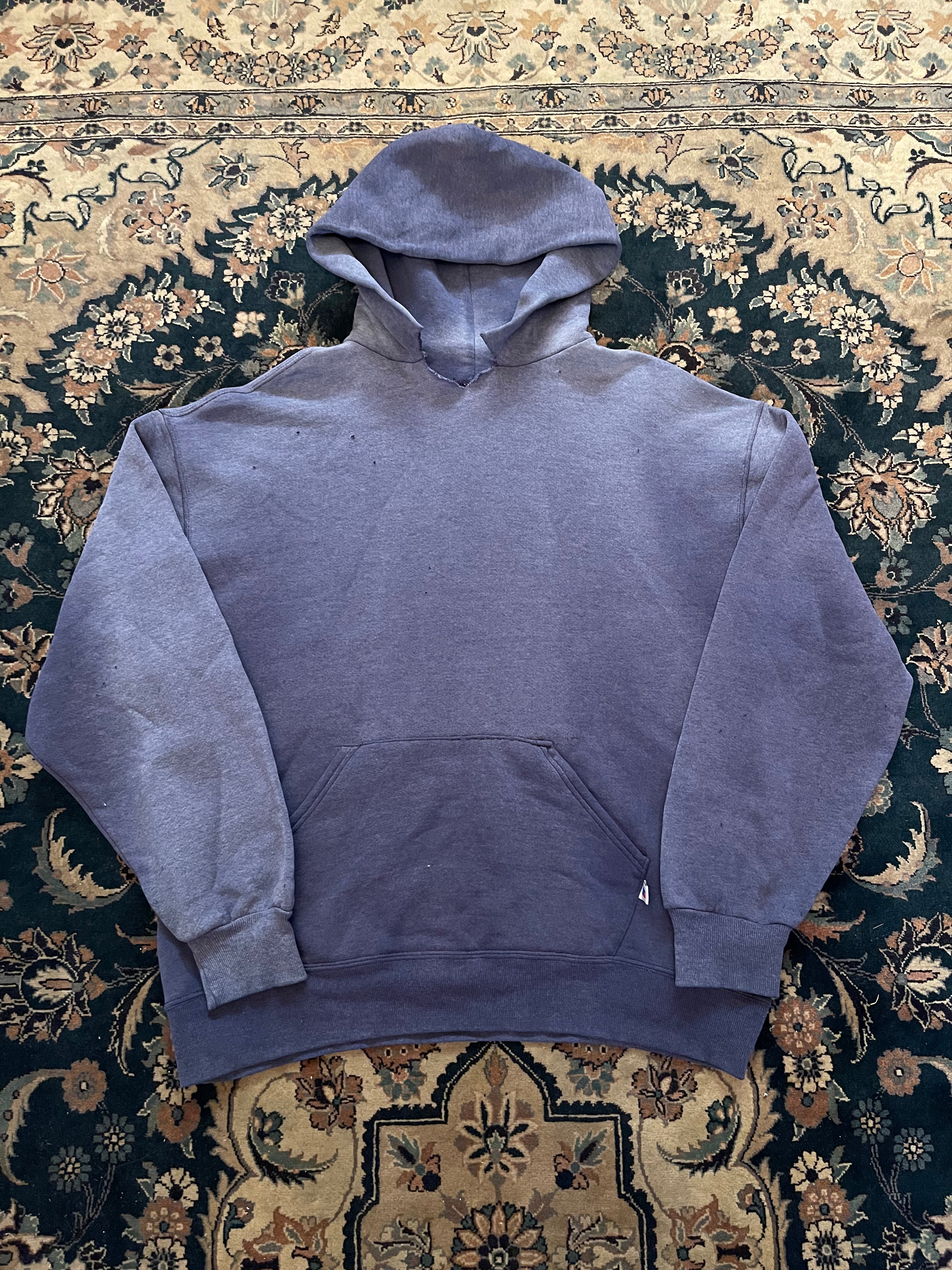 #1 "Yellow Font" Dark Blue Russell Athletic Hoodie