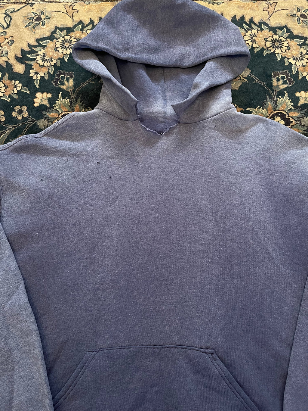 #1 "Yellow Font" Dark Blue Russell Athletic Hoodie
