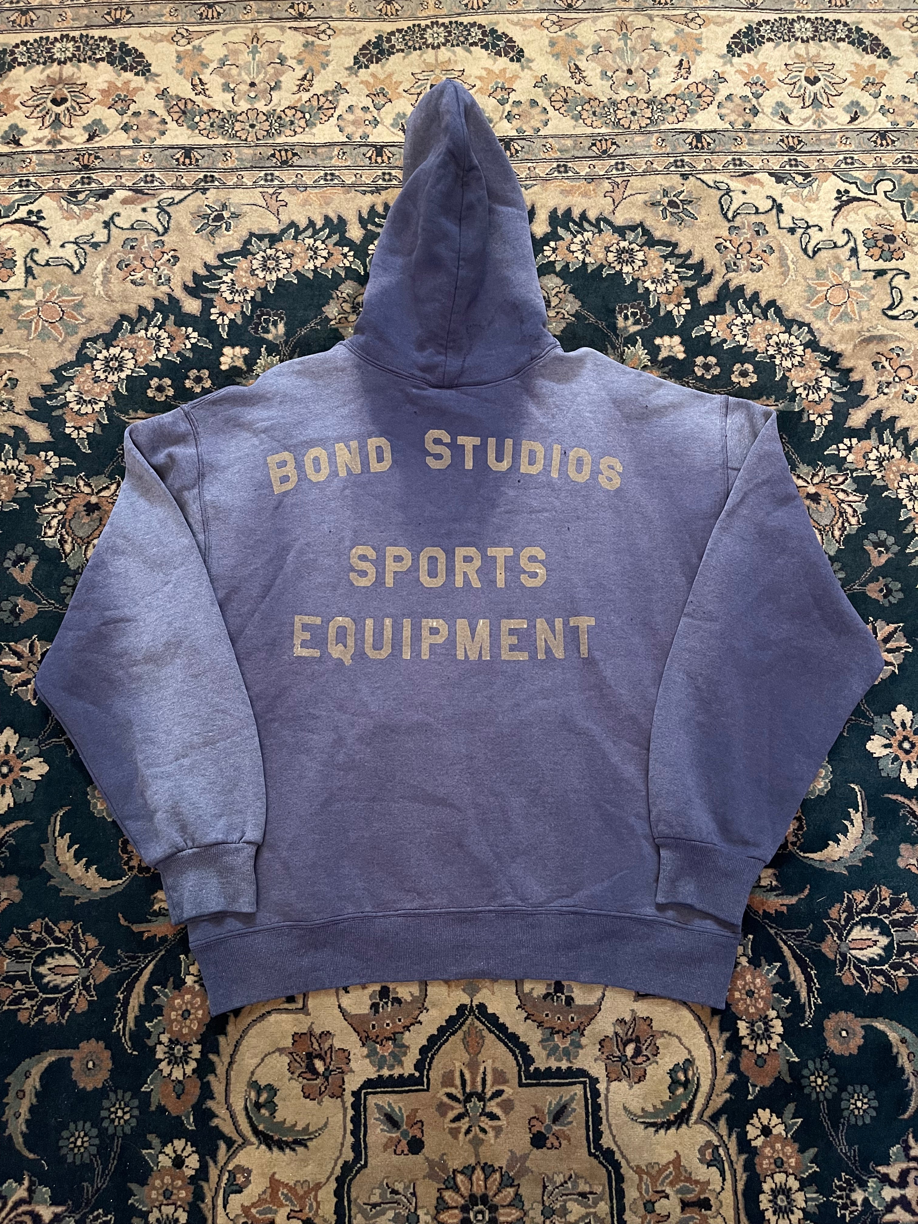 #1 "Yellow Font" Dark Blue Russell Athletic Hoodie