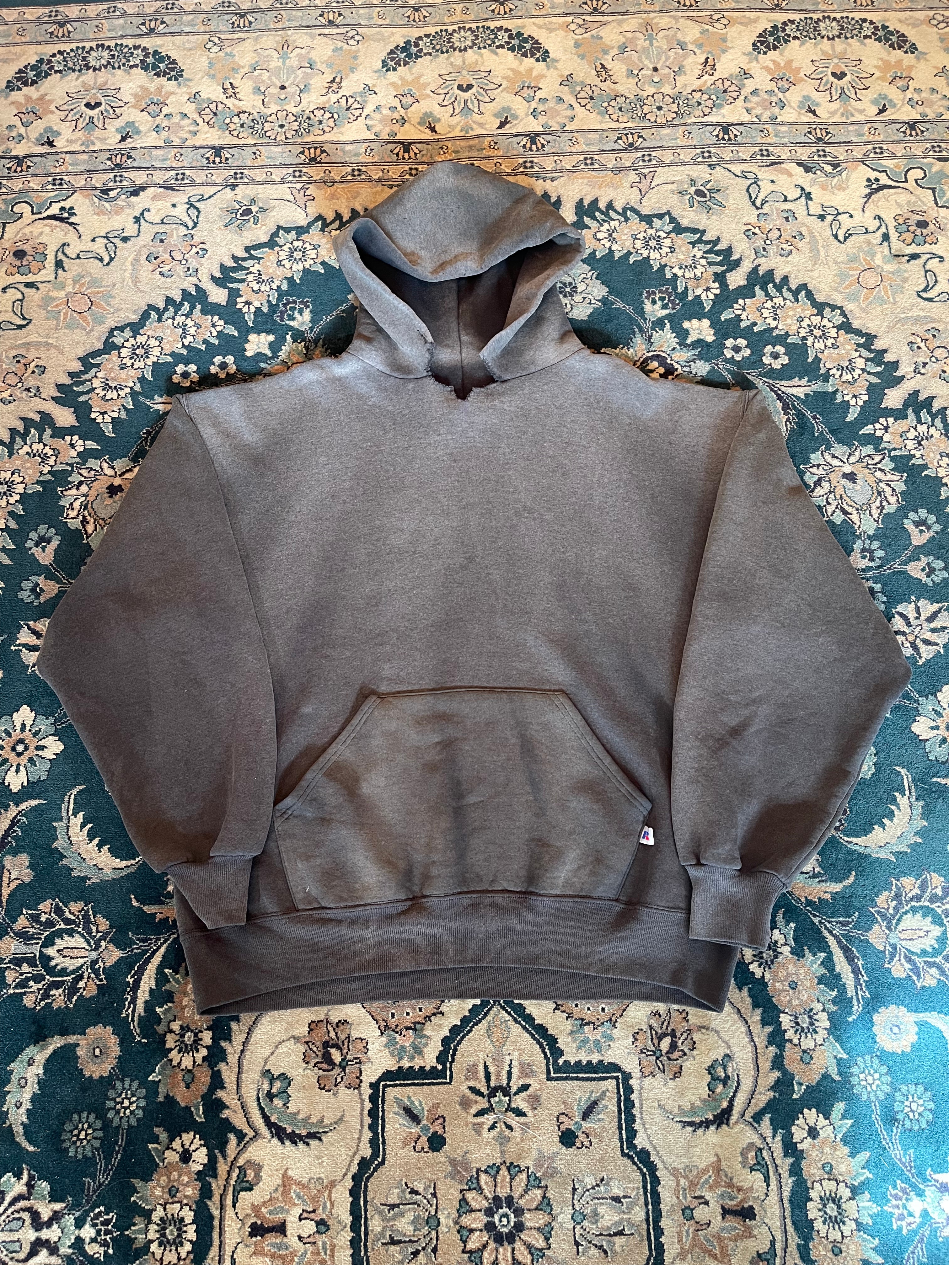 "Yellow Font" Black Russell Athletic Hoodie