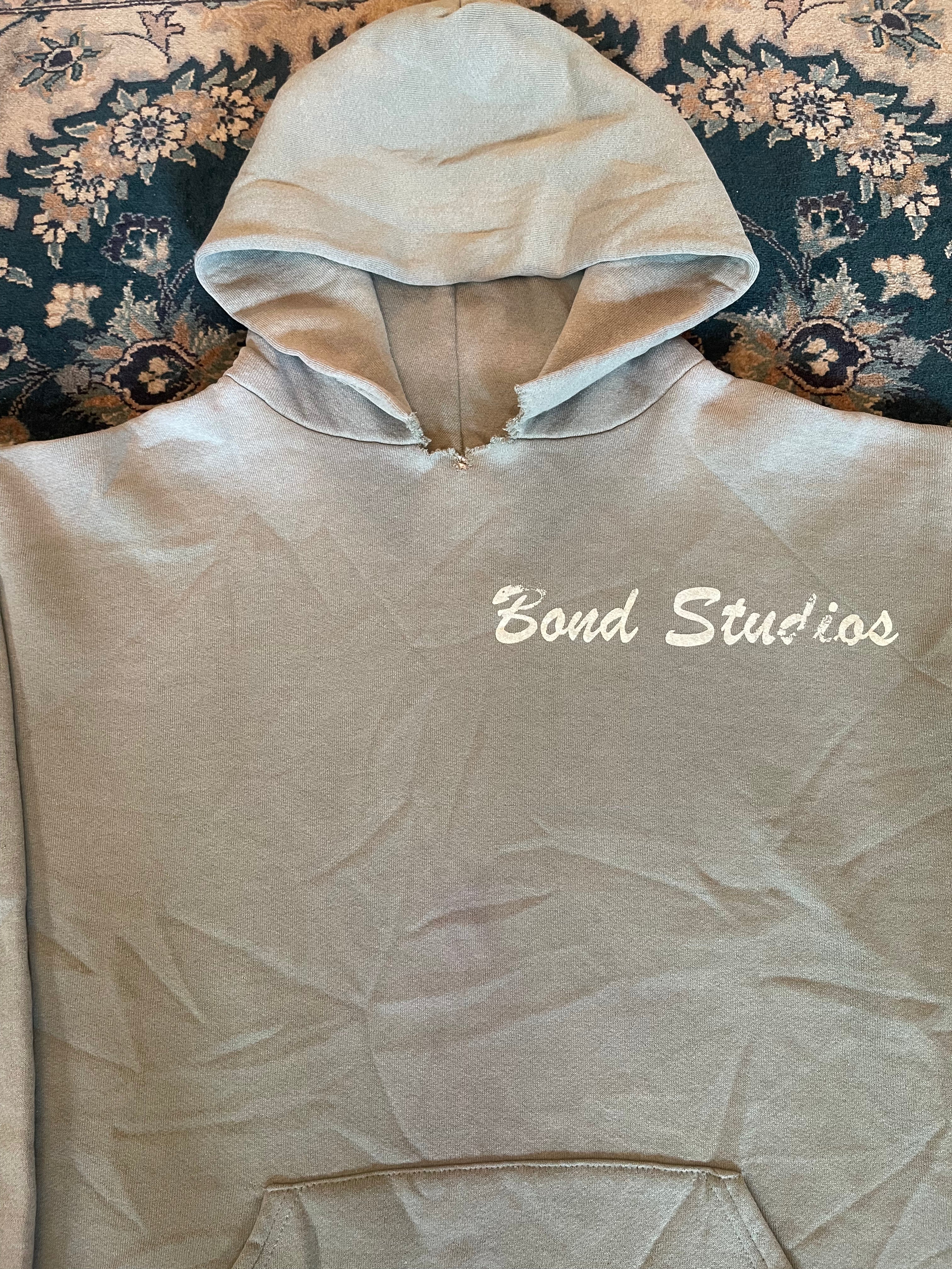 "Surfer" Sage Green Russell Athletic Hoodie