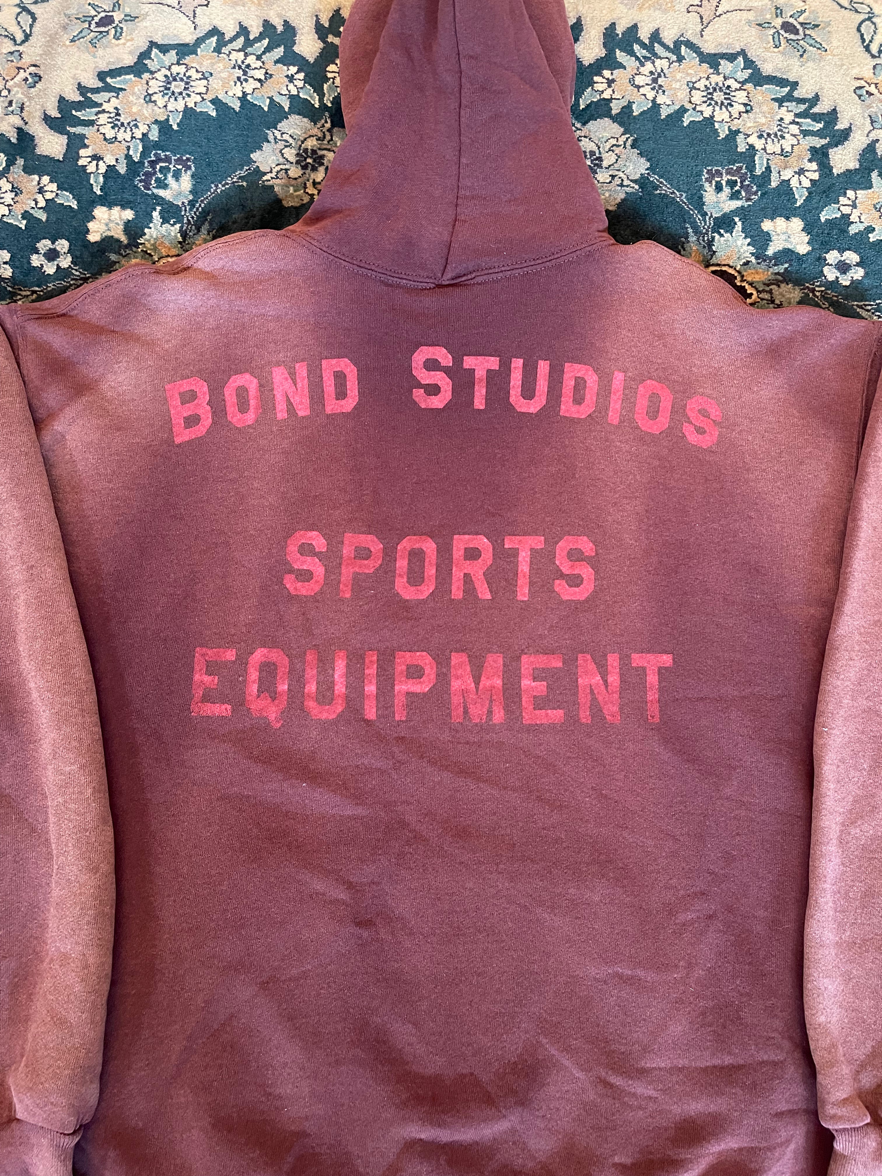 "Red Font" Brown Russell Athletic Hoodie