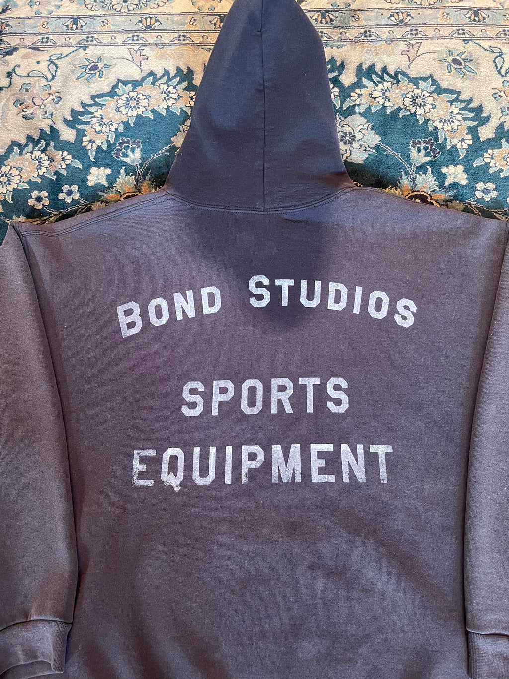 #2 "White Font" Black Russell Athletic Hoodie