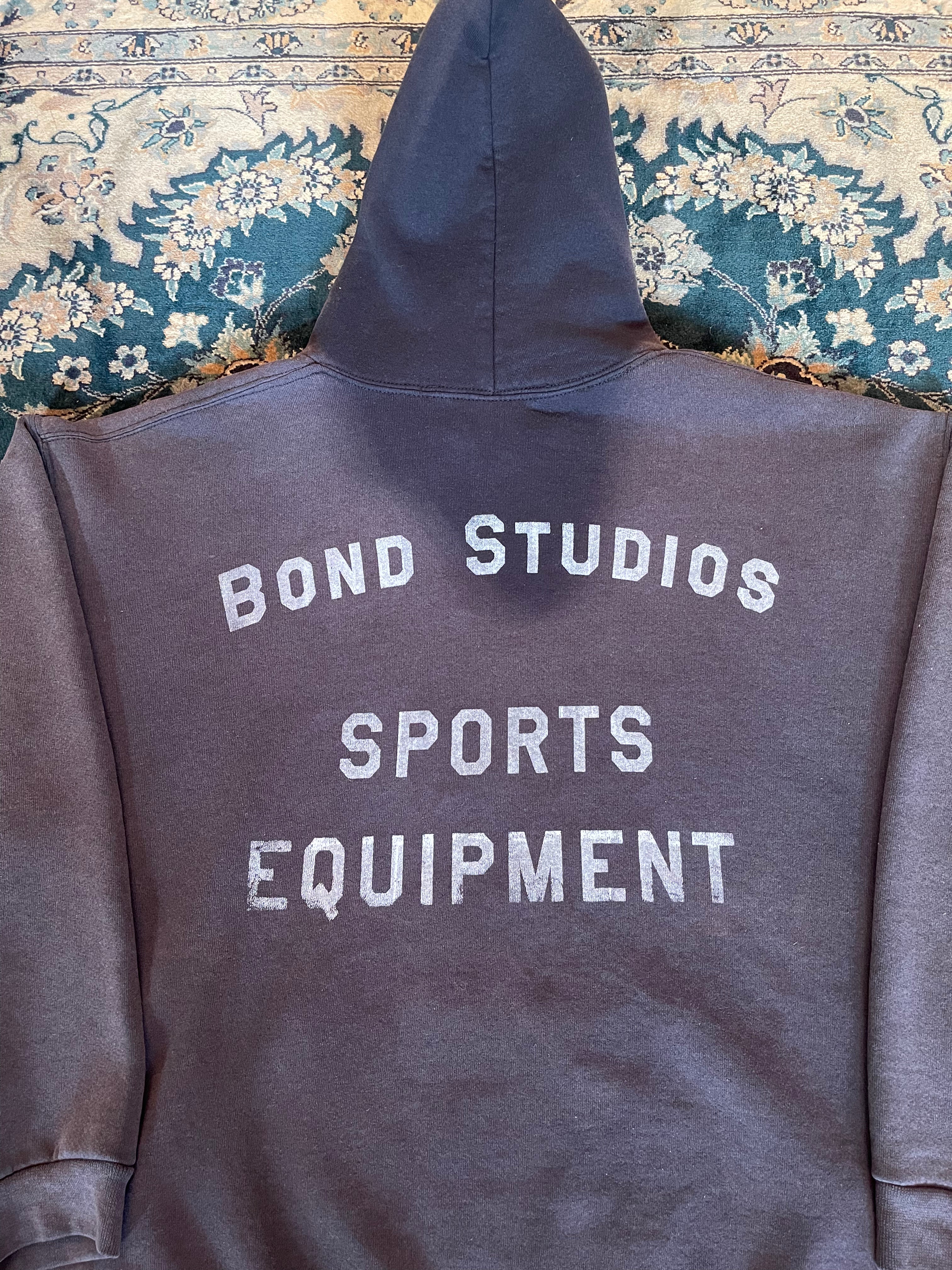 #2 "White Font" Black Russell Athletic Hoodie