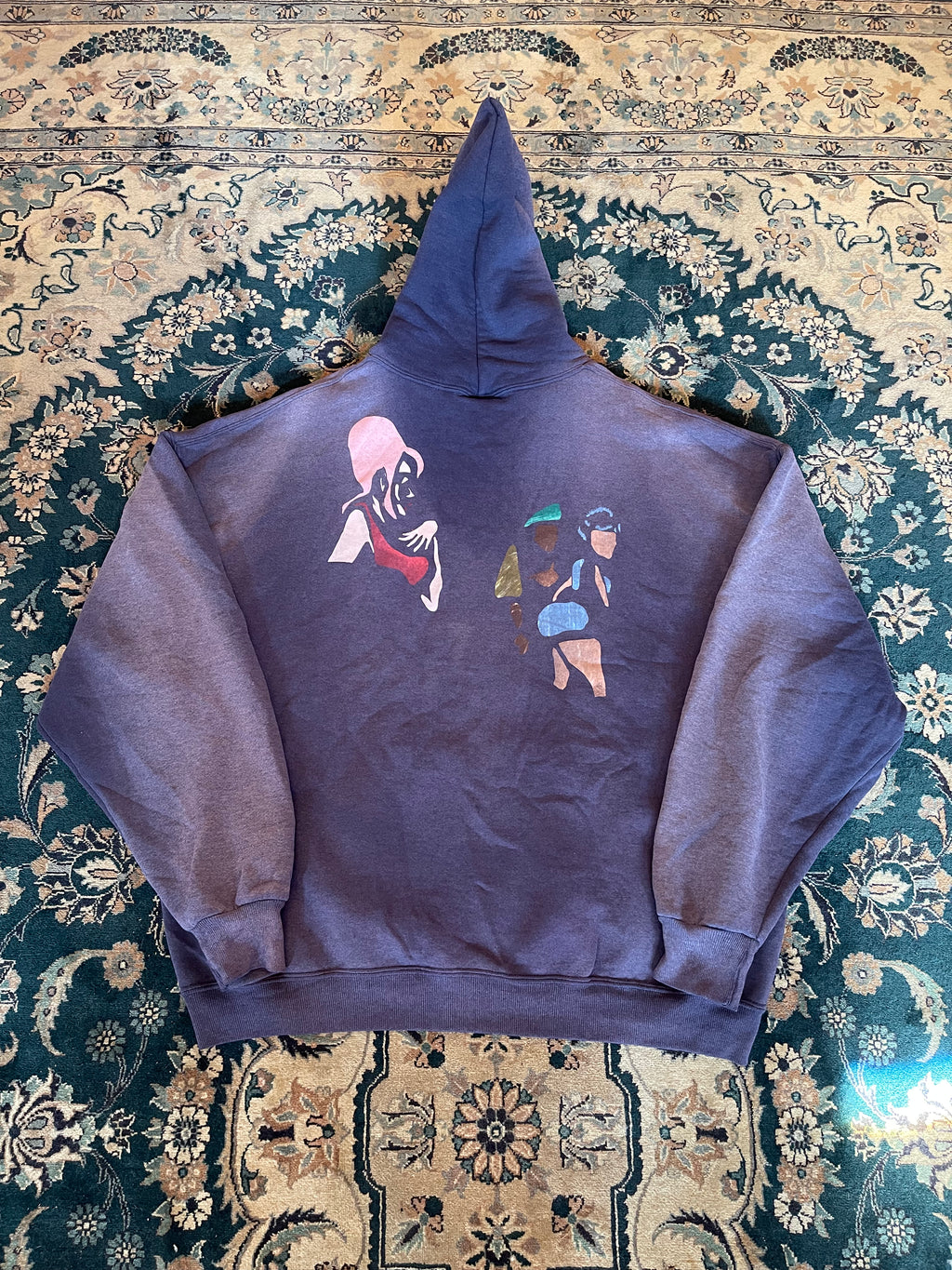 "My Boo" Dark Blue Russell Athletic Hoodie