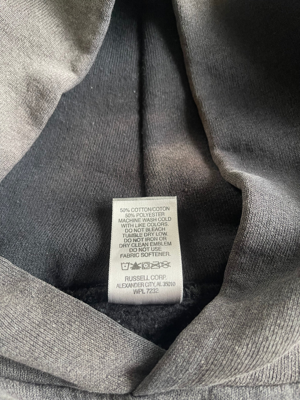 #2 "White Font" Black Russell Athletic Hoodie