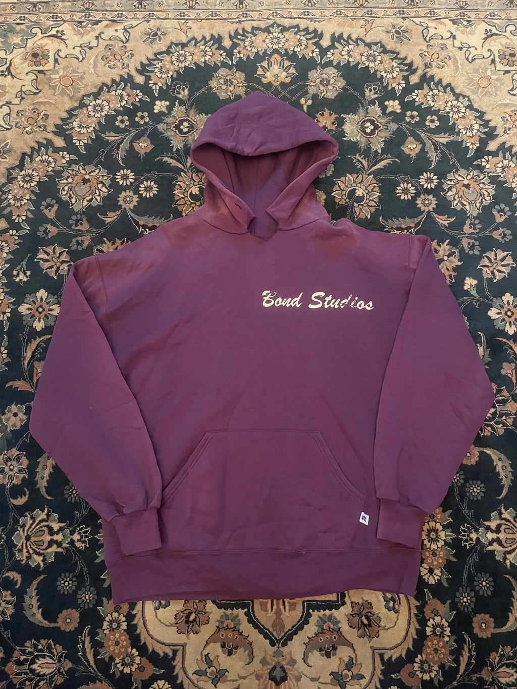 "Surfer" Purple Russell Athletic Hoodie