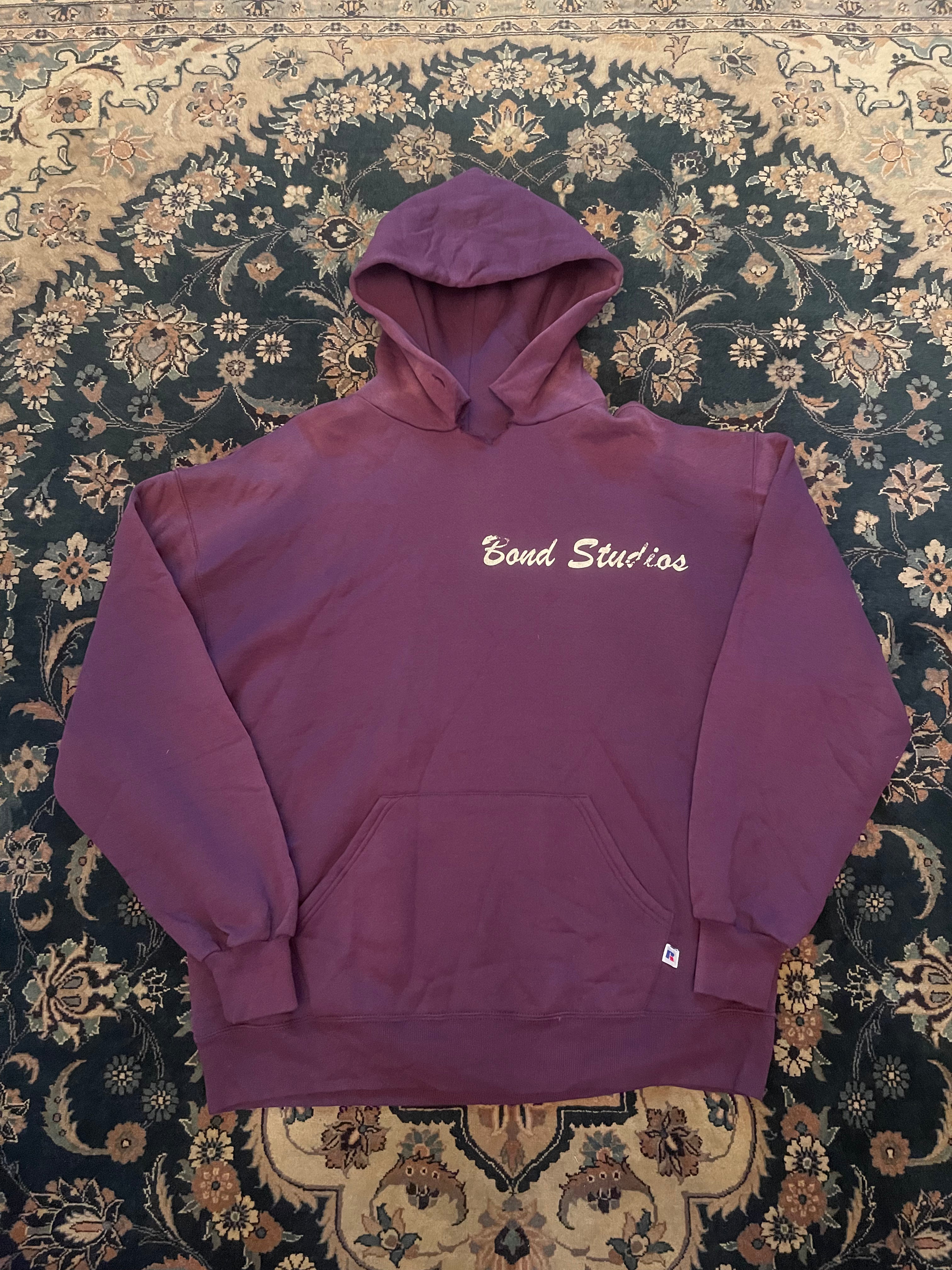 "Surfer" Purple Russell Athletic Hoodie