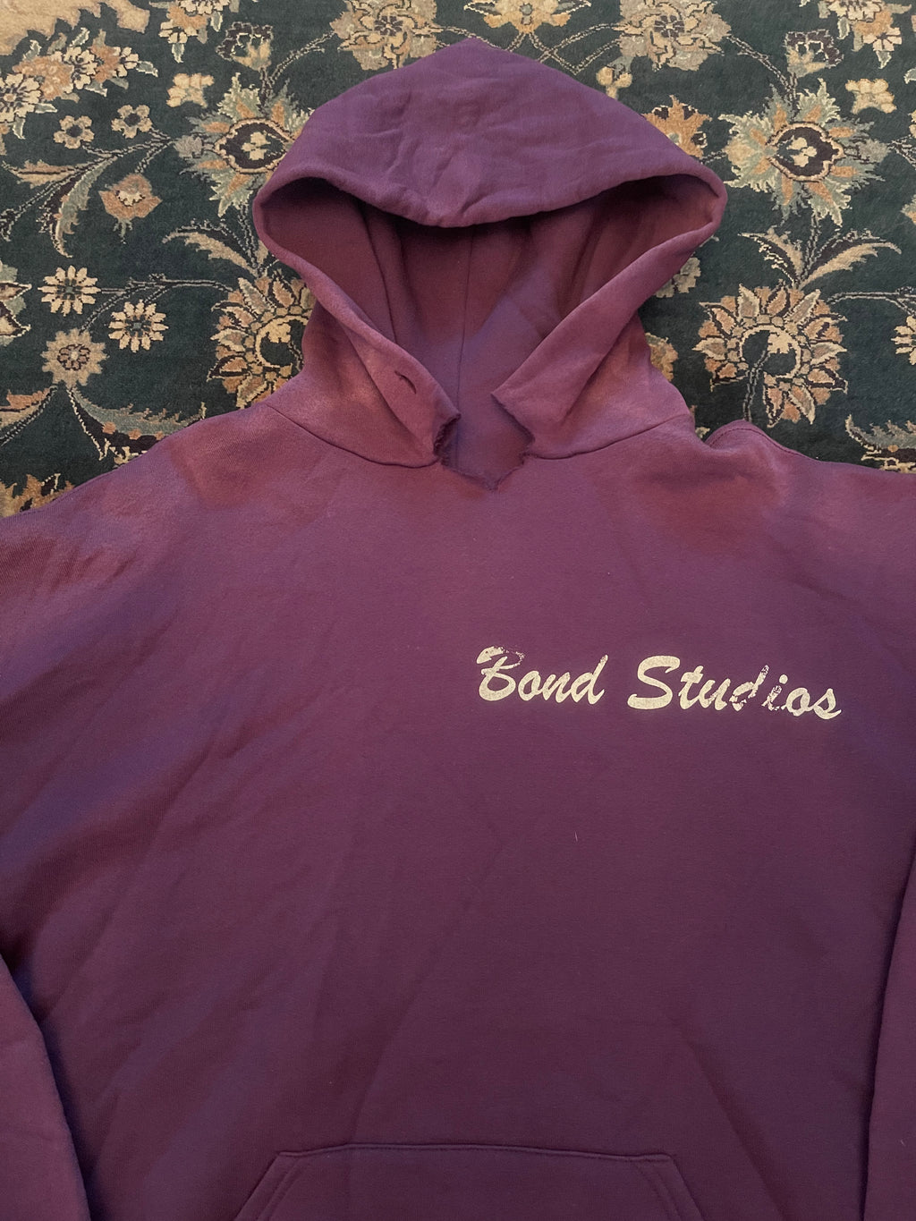 "Surfer" Purple Russell Athletic Hoodie