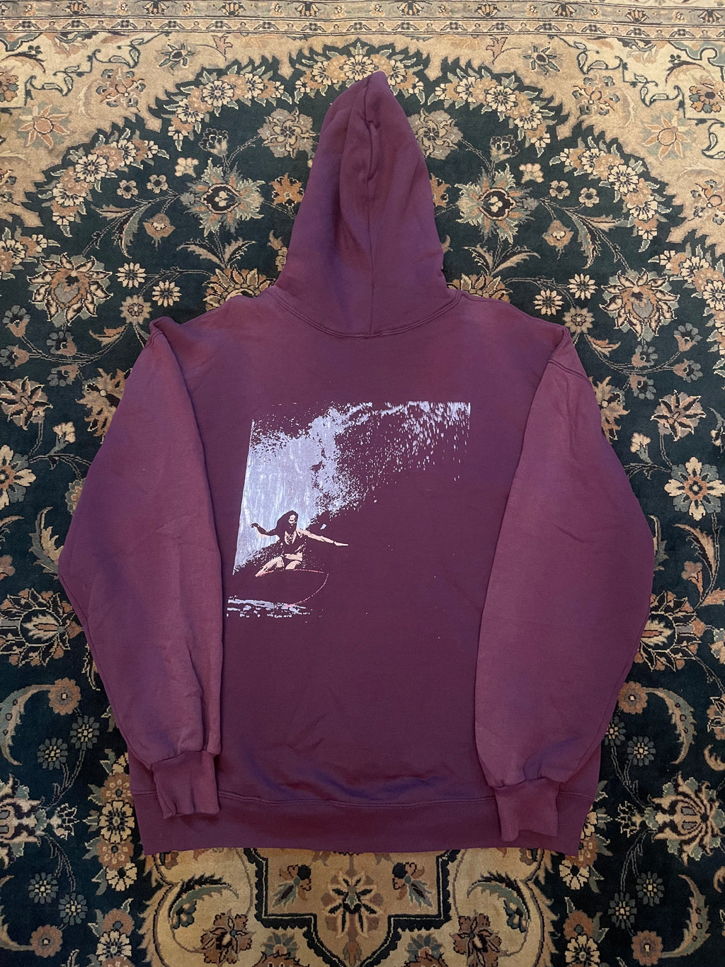 "Surfer" Purple Russell Athletic Hoodie