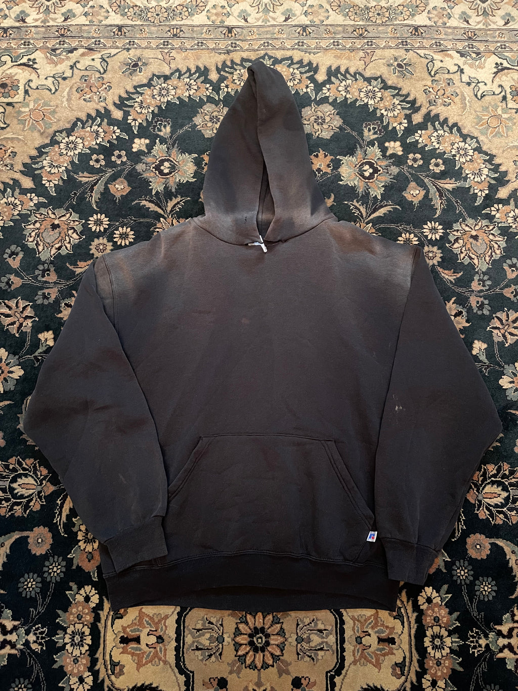 "White Font" Black Russell Athletic Hoodie