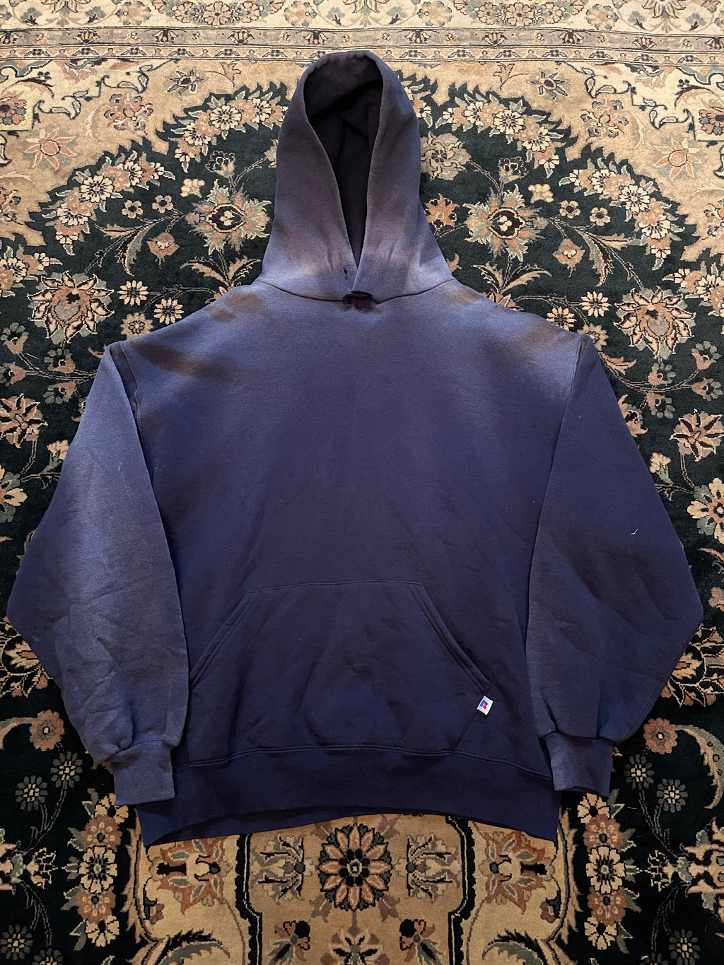 #2 "White Font" Dark Blue Russell Athletic Hoodie