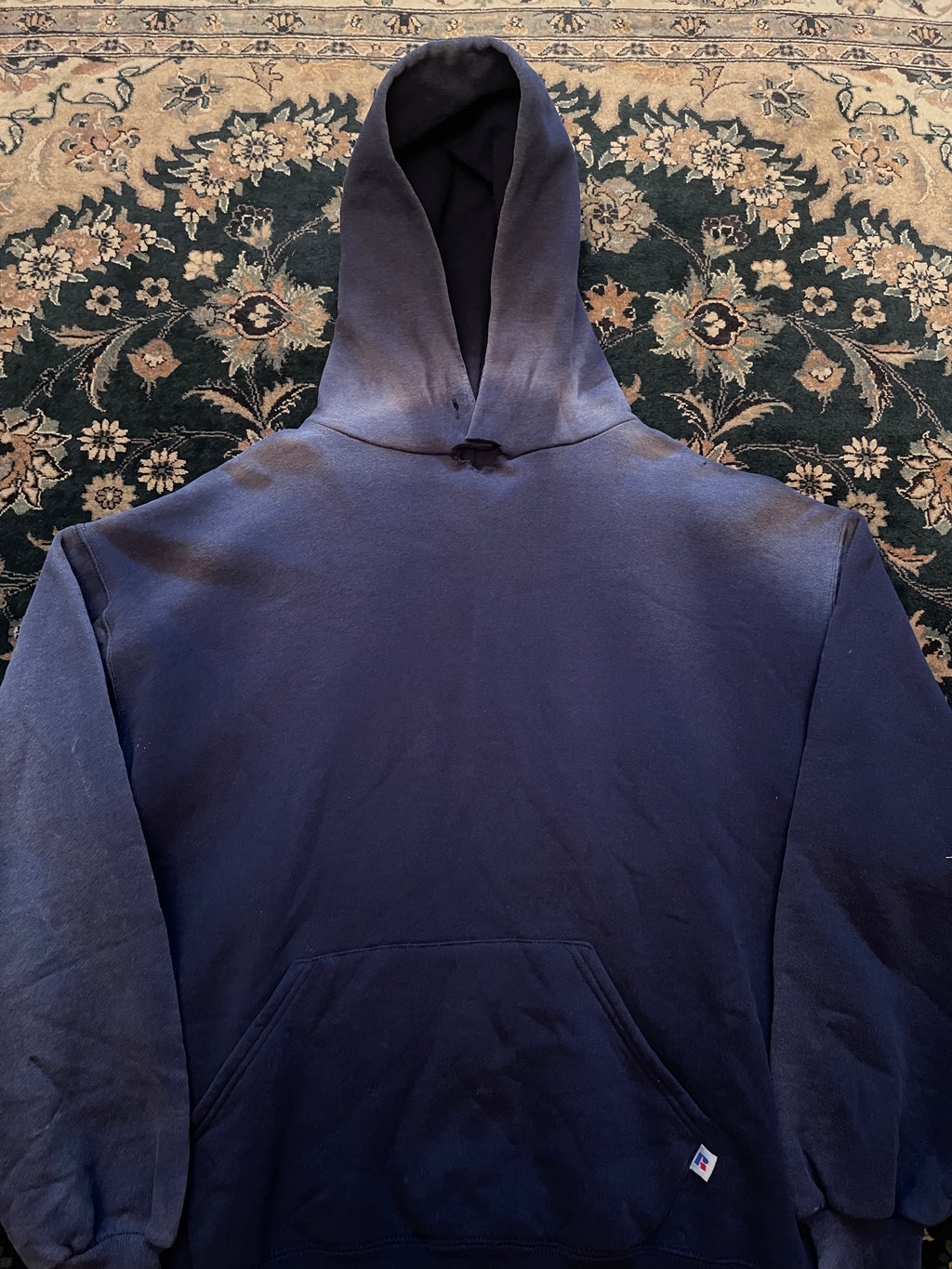 #2 "White Font" Dark Blue Russell Athletic Hoodie