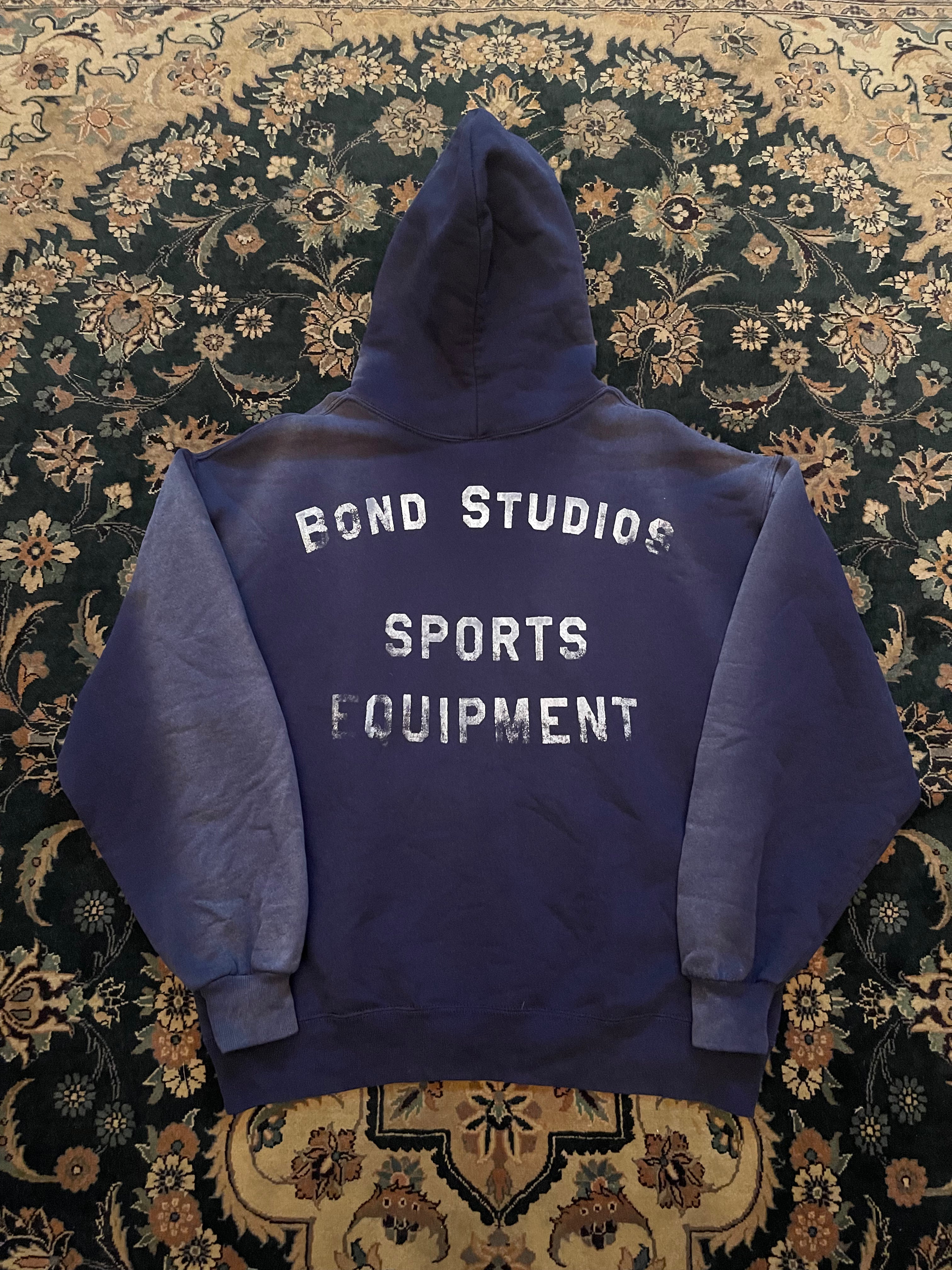 #2 "White Font" Dark Blue Russell Athletic Hoodie