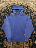 "White Font" Blue Russell Athletic Hoodie
