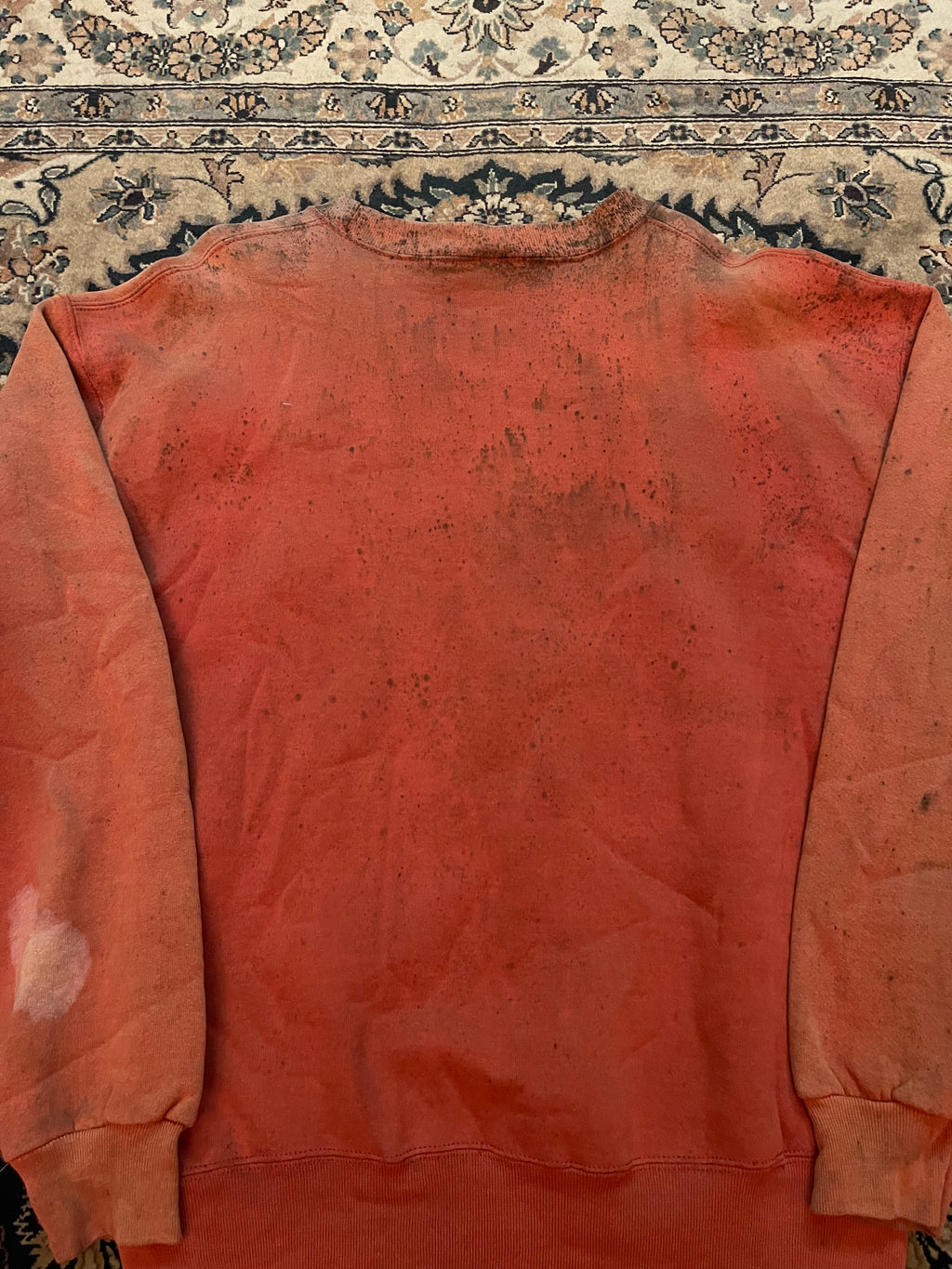 "Senna vs. Prost" Orange Russell Athletic Sweater