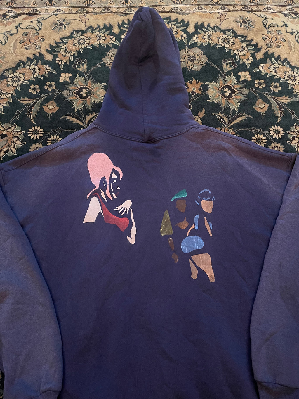 "My Boo" Dark Blue Russell Athletic Hoodie