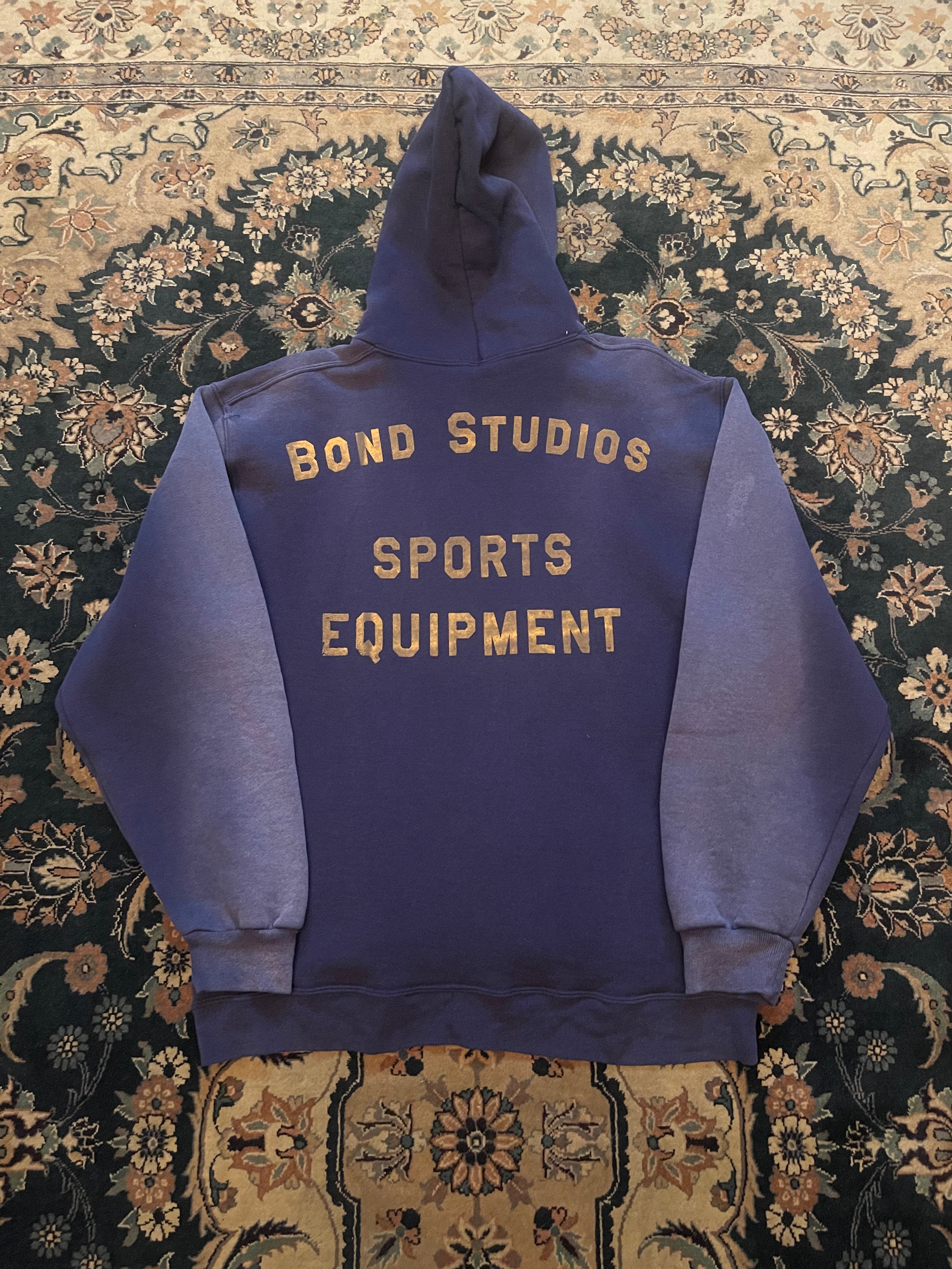 #2 "Yellow Font" Dark Blue Russell Athletic Hoodie