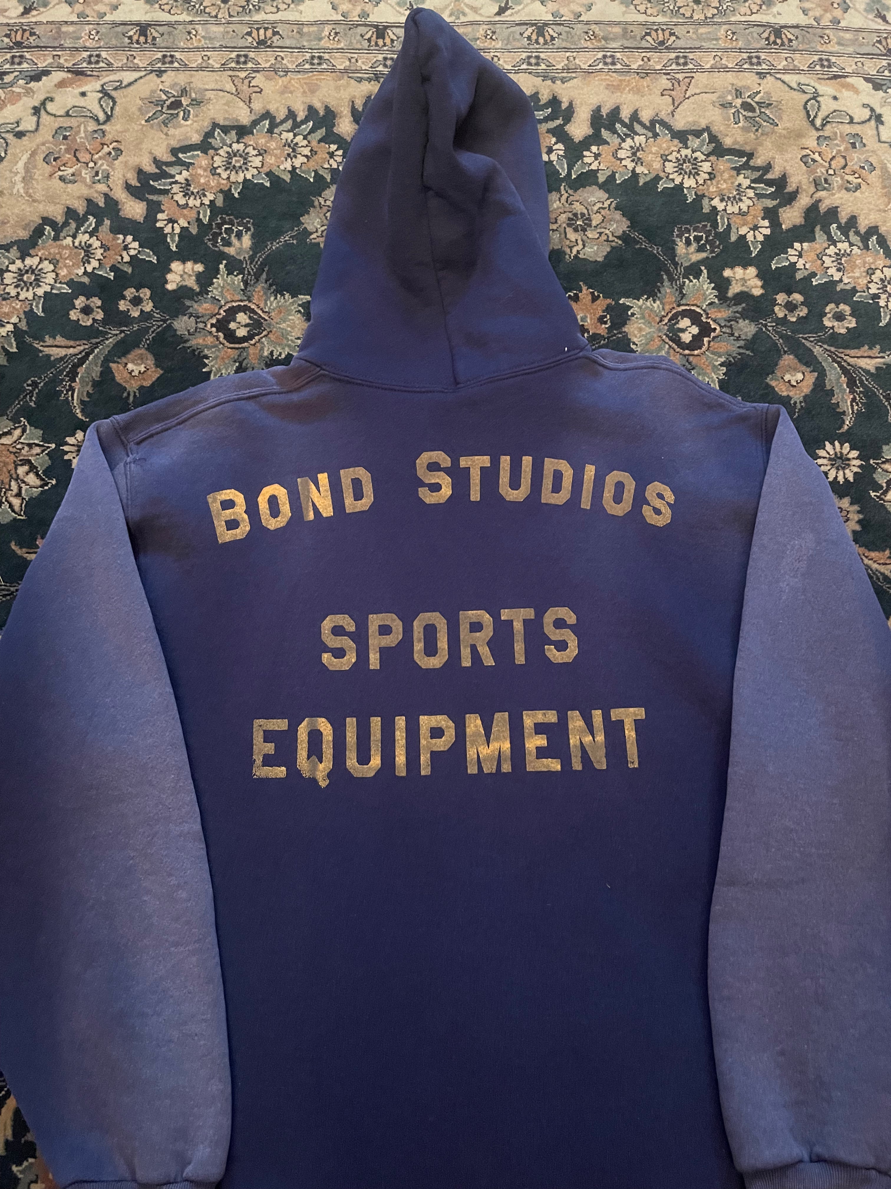 #2 "Yellow Font" Dark Blue Russell Athletic Hoodie