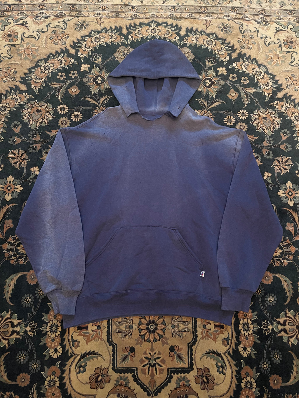 #1 "Yellow Font" Dark Blue Russell Athletic Hoodie