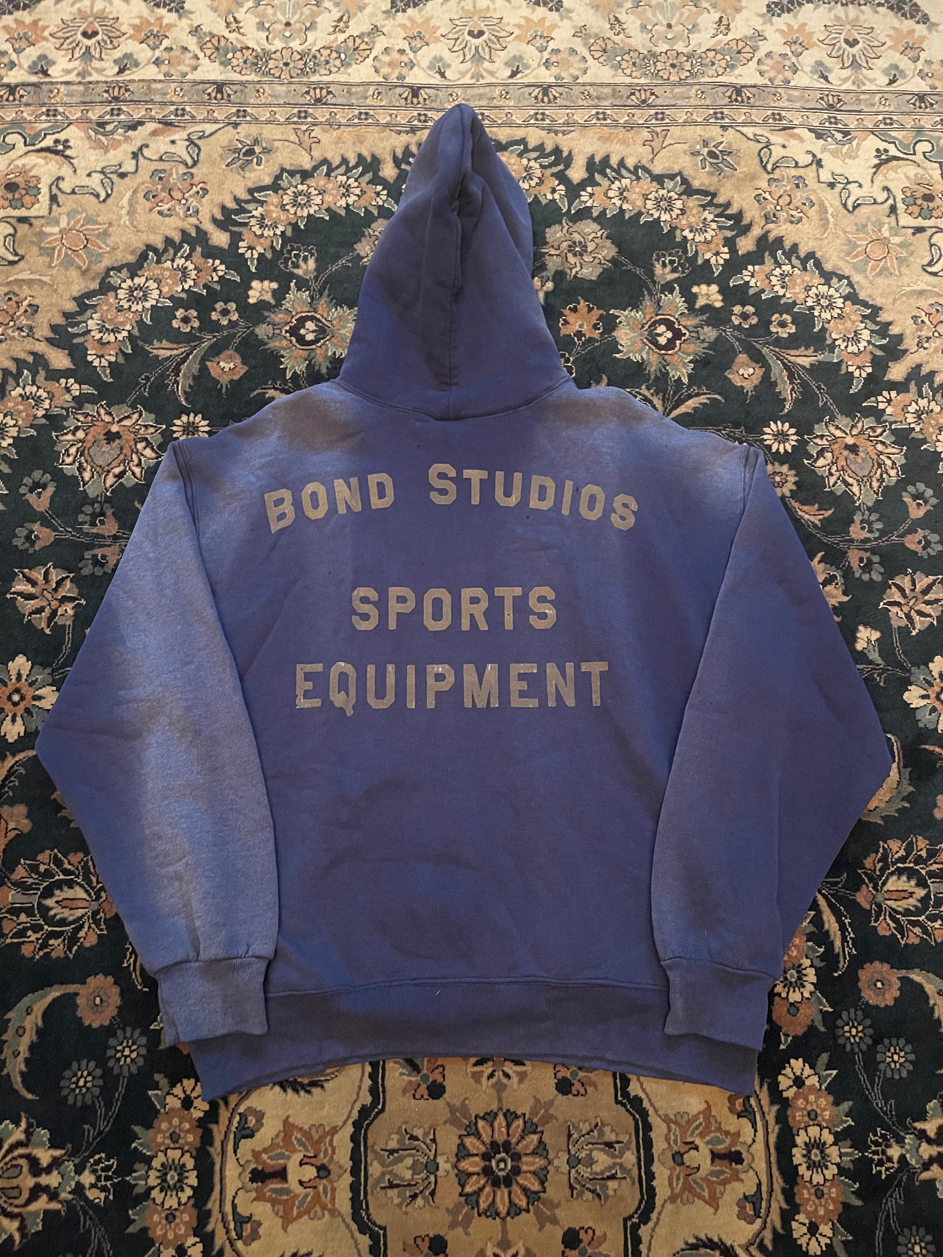 #1 "Yellow Font" Dark Blue Russell Athletic Hoodie