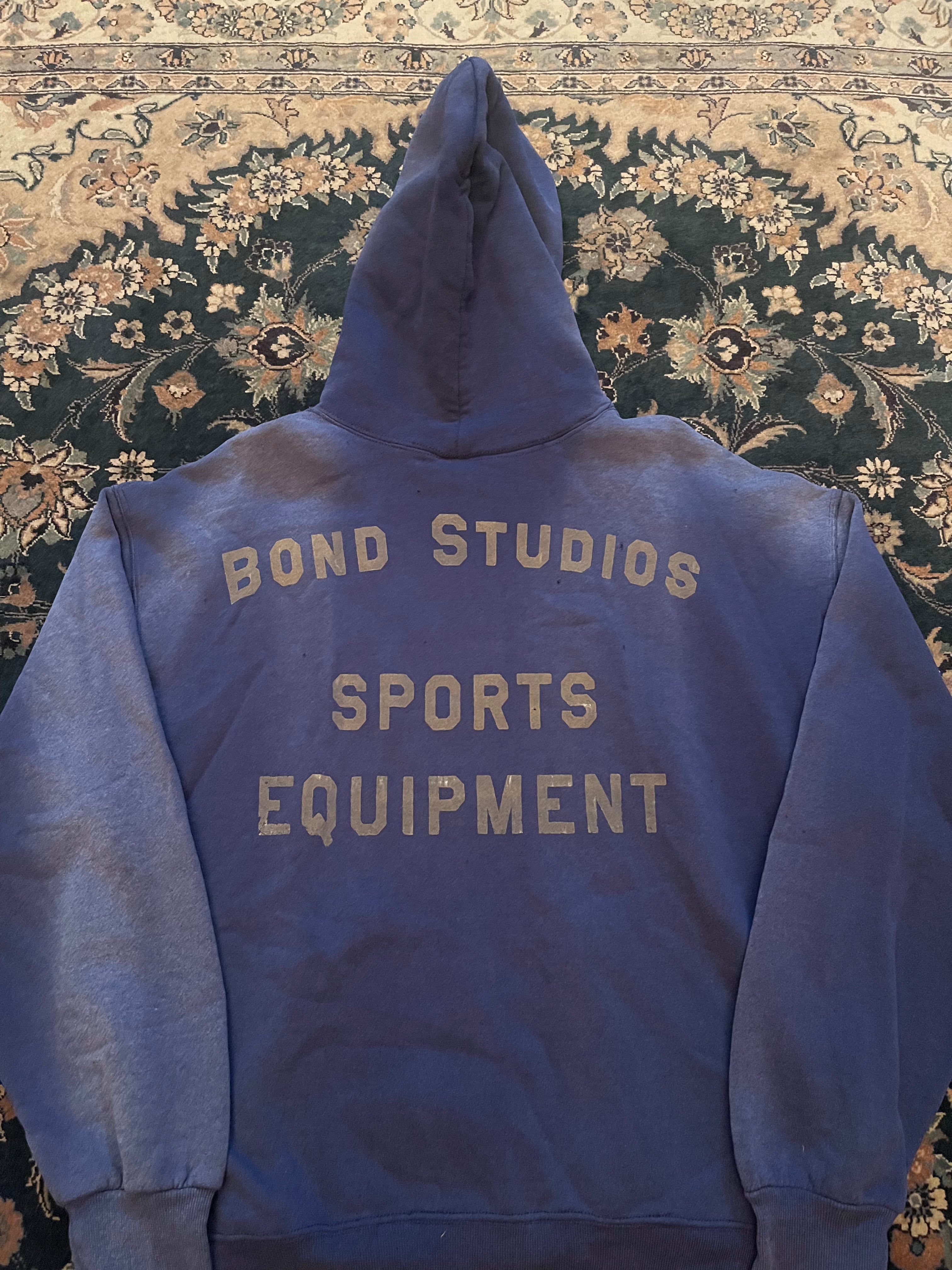 #1 "Yellow Font" Dark Blue Russell Athletic Hoodie