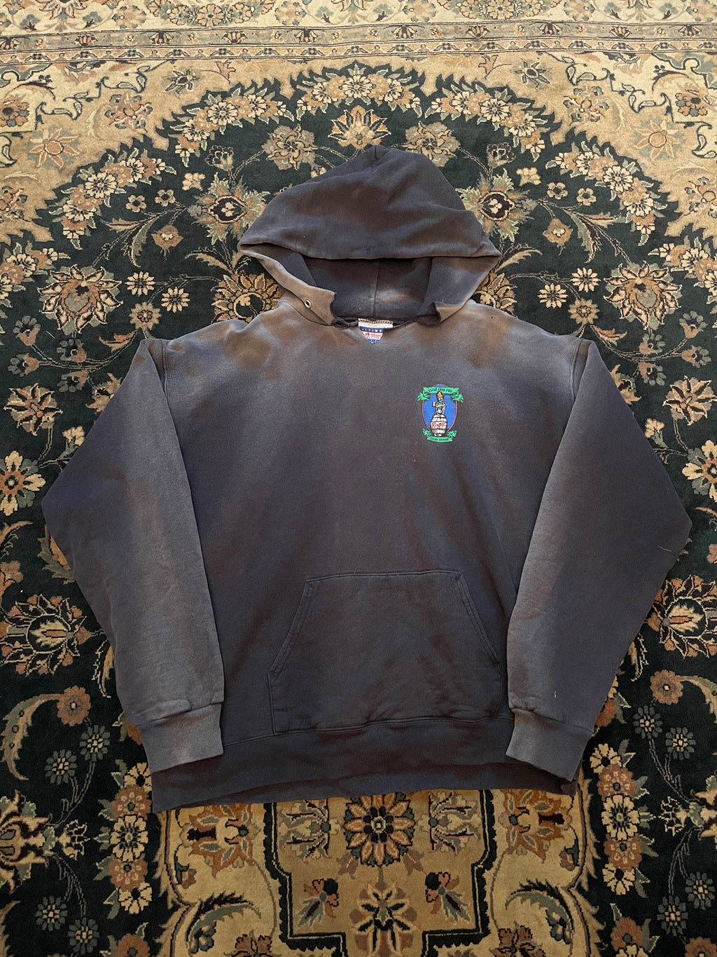 "Hellyante" Black Hanes Athletic Hoodie