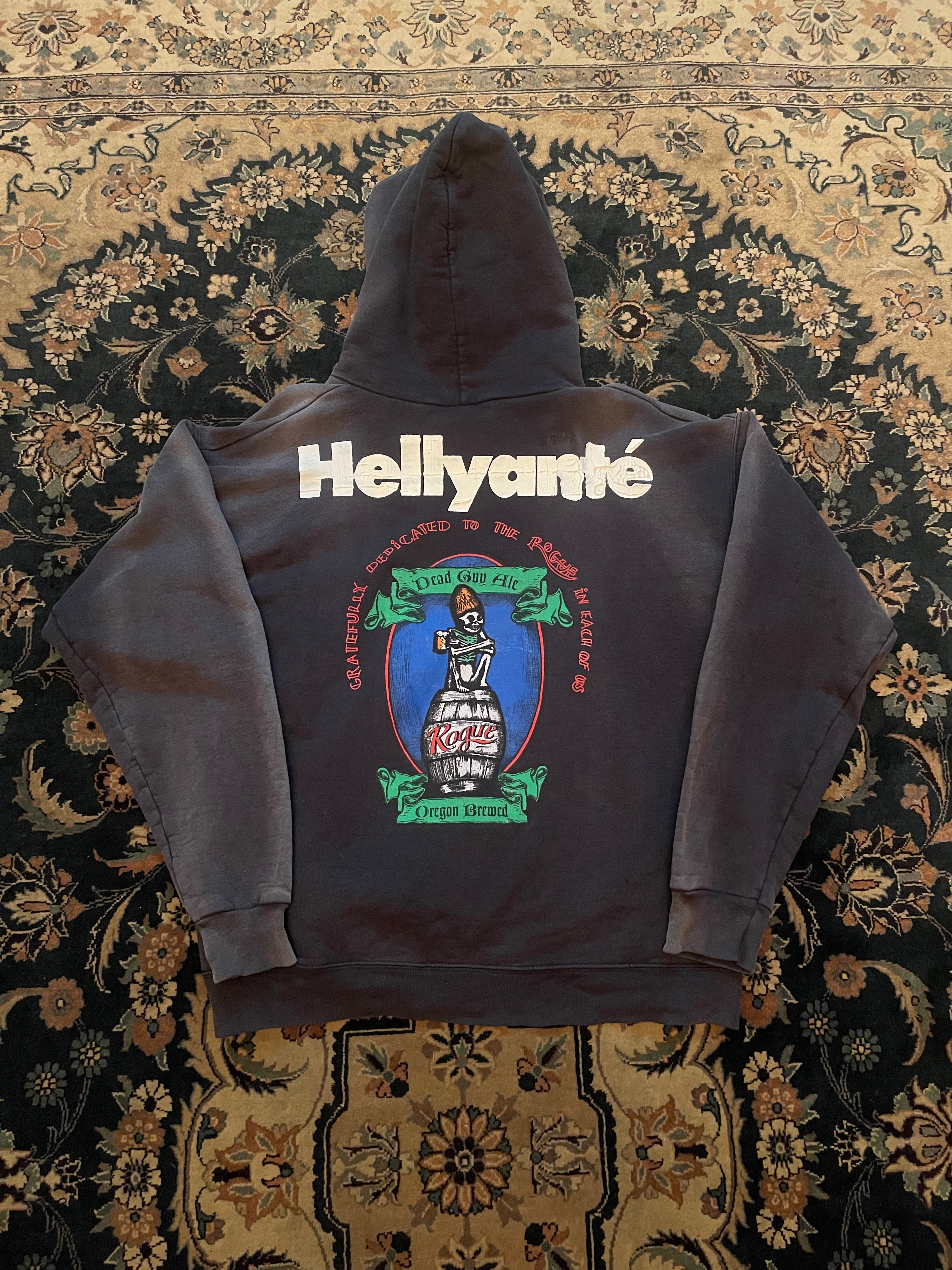 "Hellyante" Black Hanes Athletic Hoodie