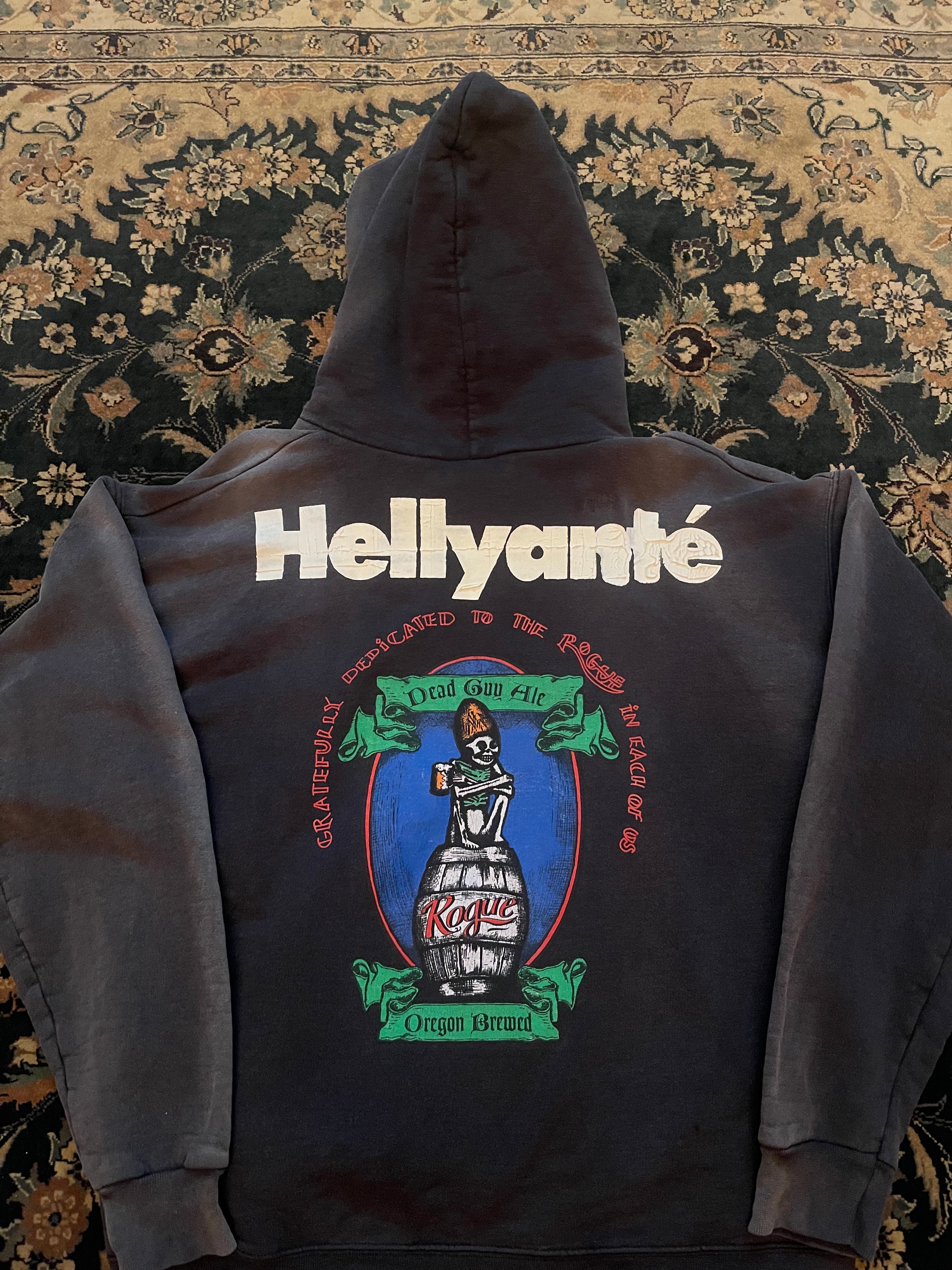 "Hellyante" Black Hanes Athletic Hoodie
