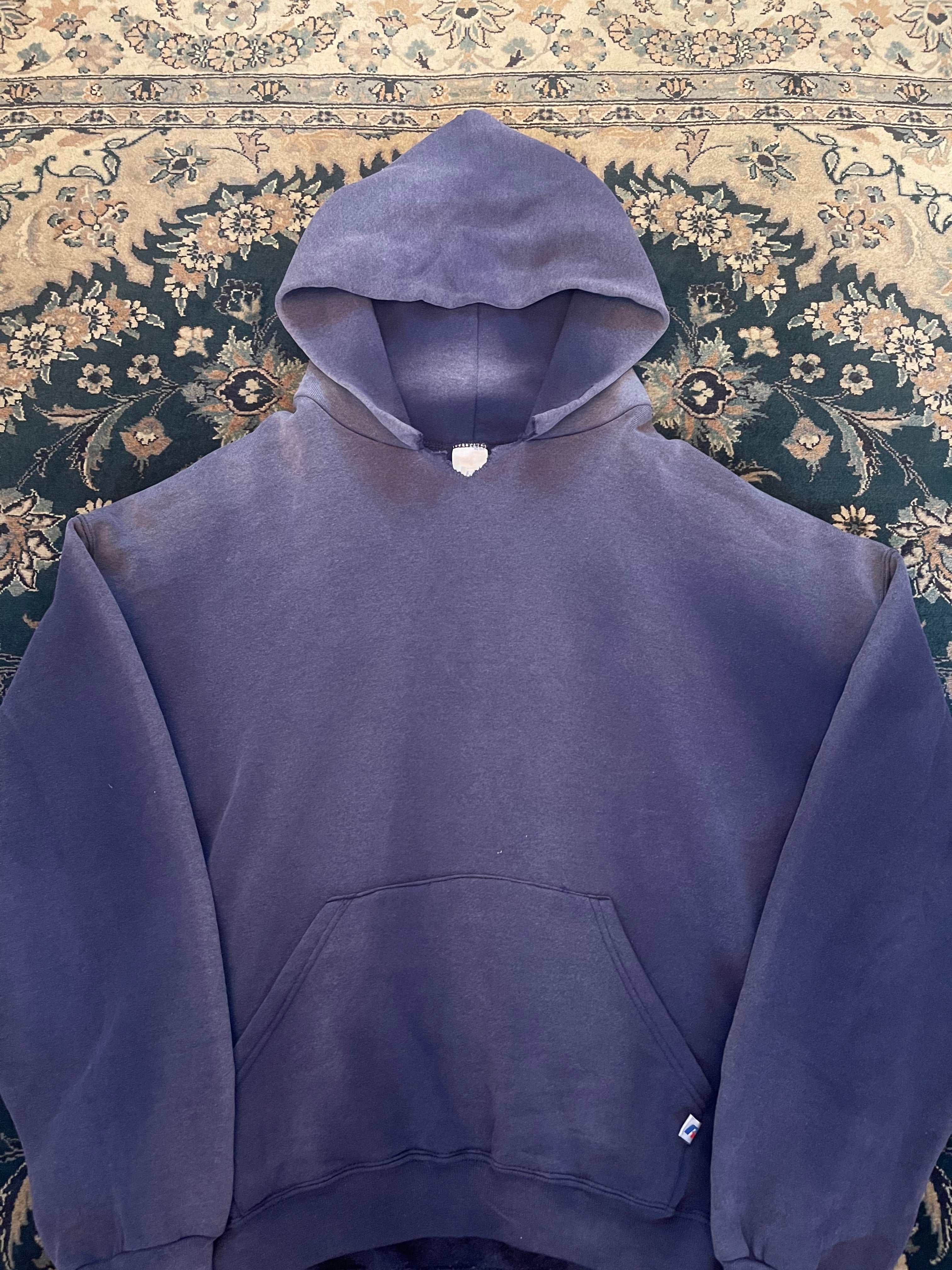 #1 "White Font" Dark Blue Russell Athletic Hoodie