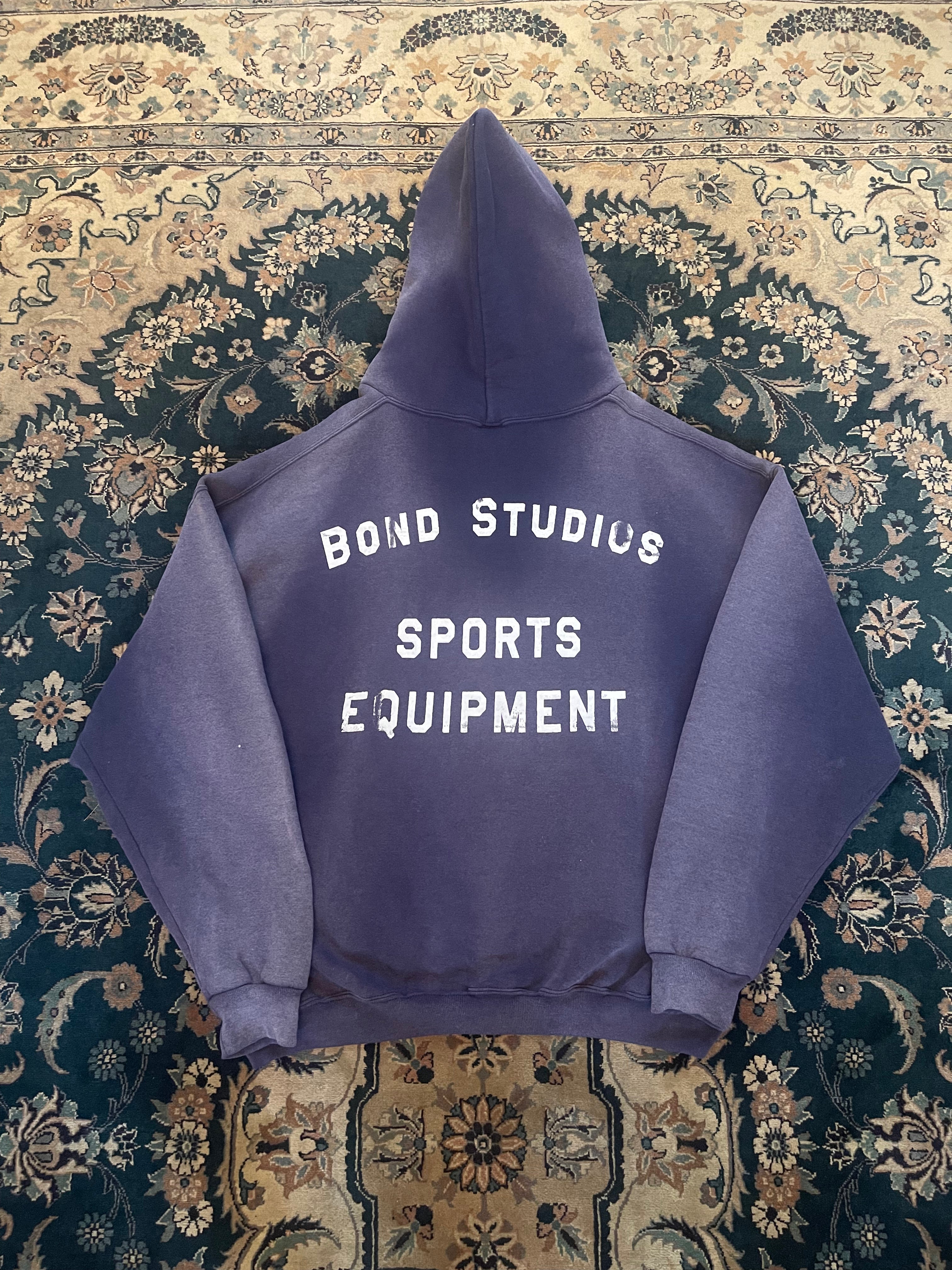 #1 "White Font" Dark Blue Russell Athletic Hoodie